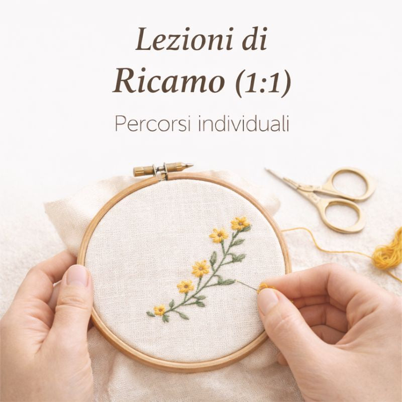 Lezioni 1:1 di Ricamo