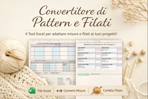 Convertitore di Pattern e Filati - File Excel