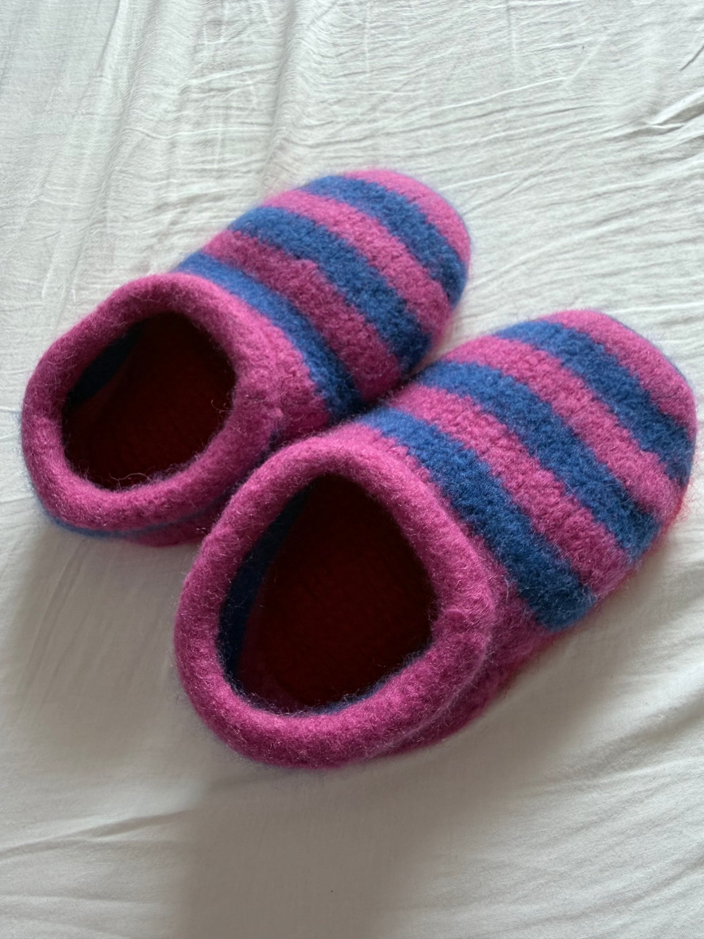 Cloud Slippers — Felted Tunisian Crochet Slippers
