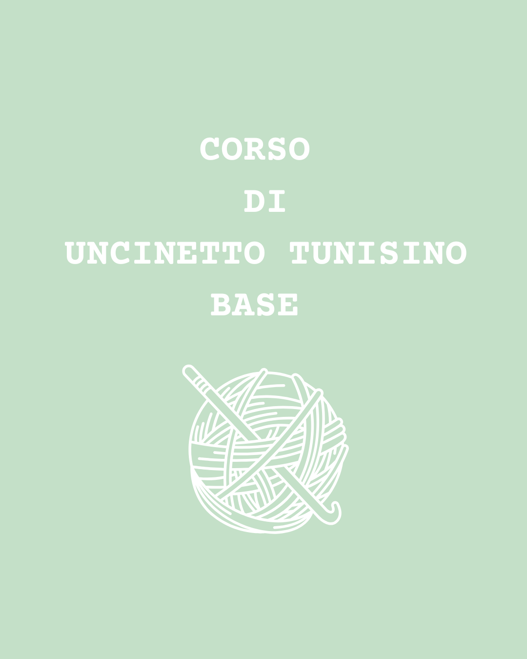 Corso di Uncinetto Tunisino Base