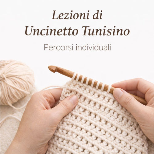 Lezioni 1:1 di Uncinetto Tunisino