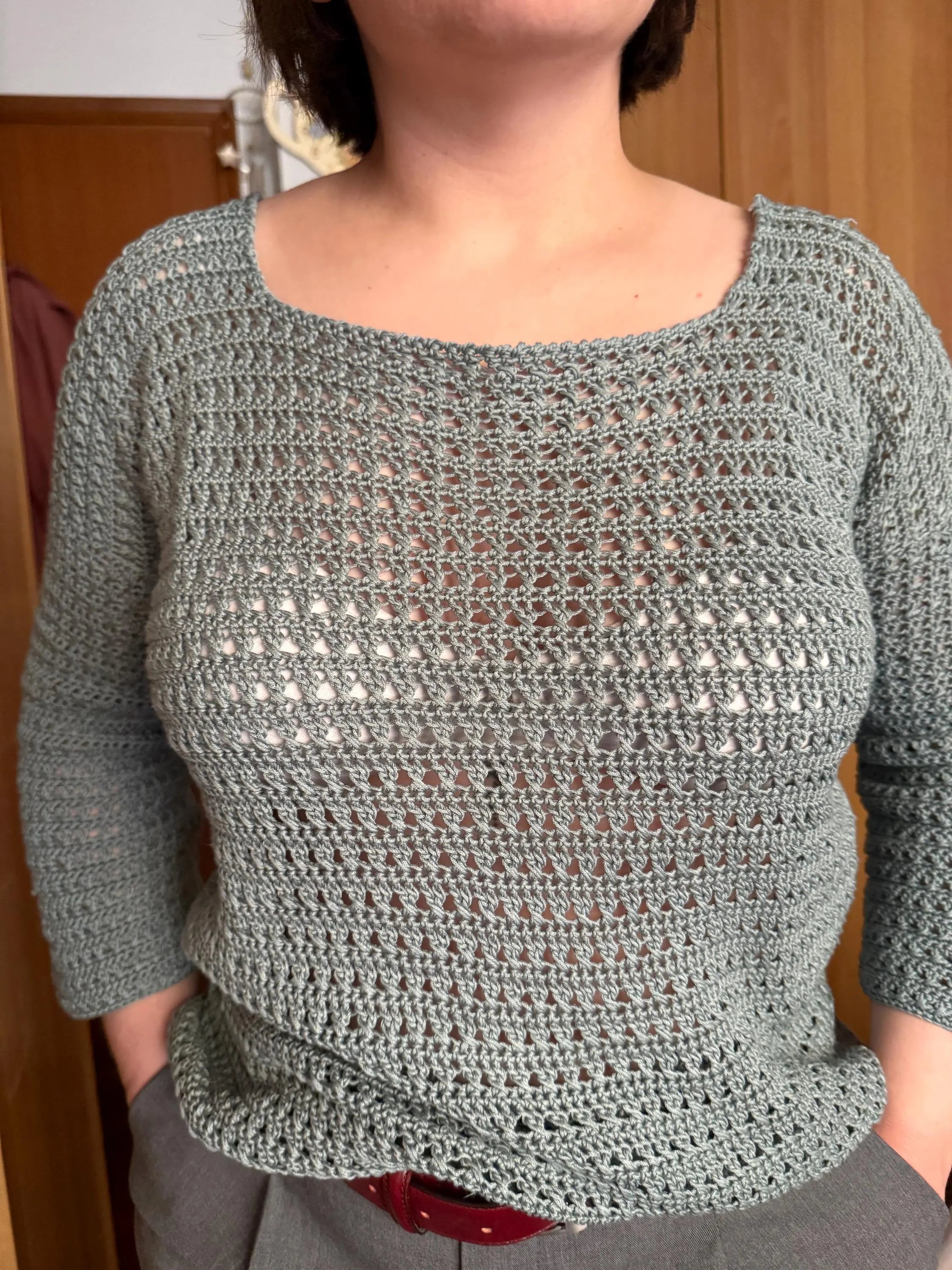 Maglione "Sage" - Pattern Uncinetto